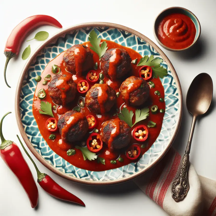 Albóndigas con salsa de chipotle