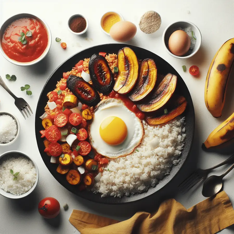 Arroz a la cubana