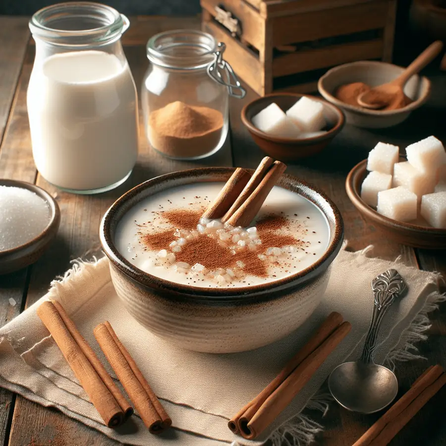 Arroz con leche cremoso