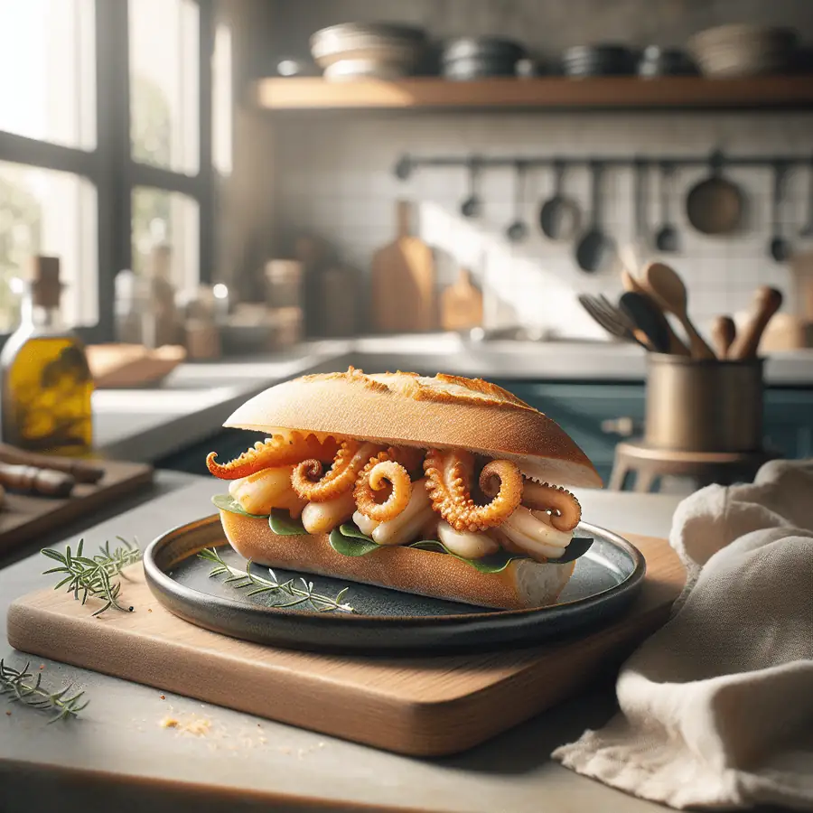Bocadillo de calamares