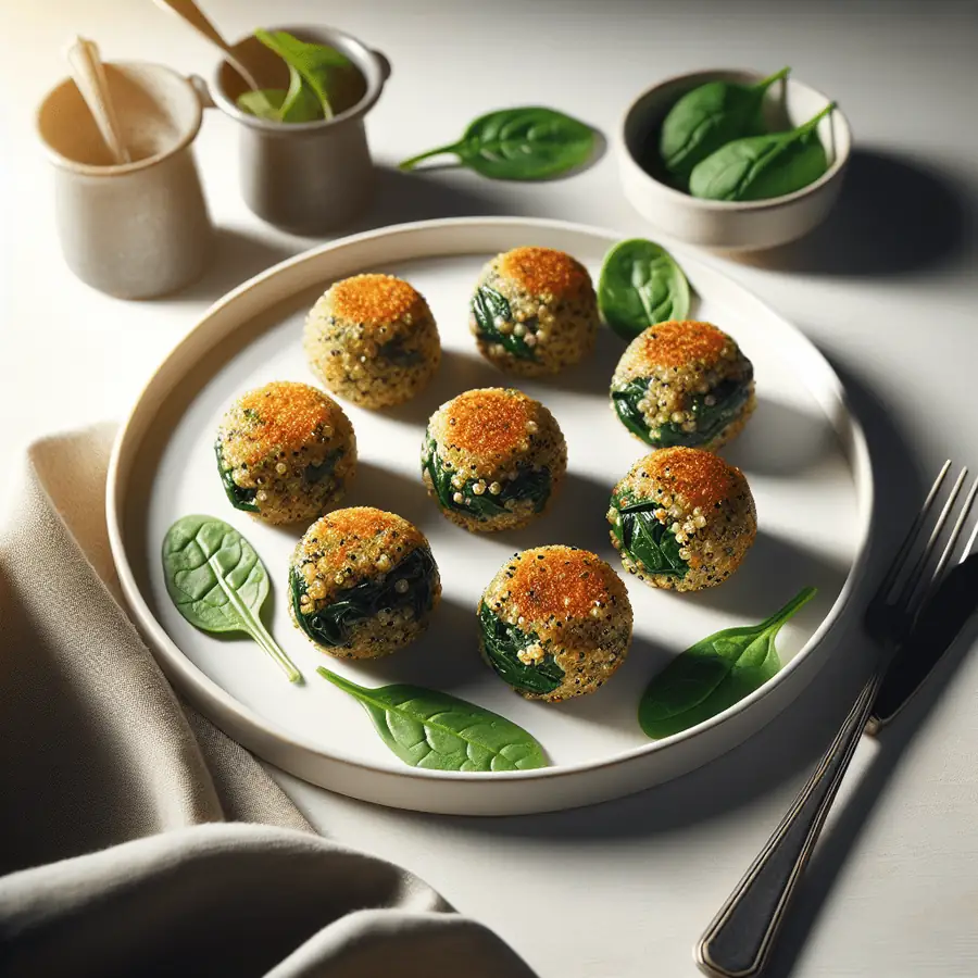 Bocaditos de Quinoa y Espinaca