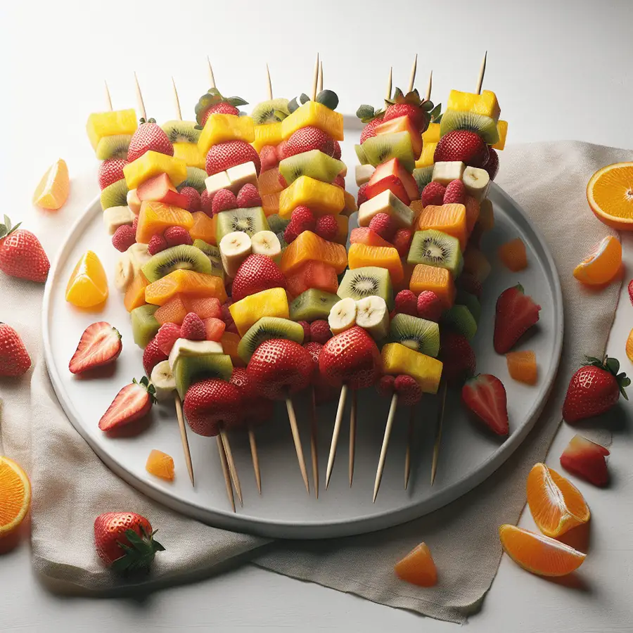 Brochetas de Frutas Mixtas