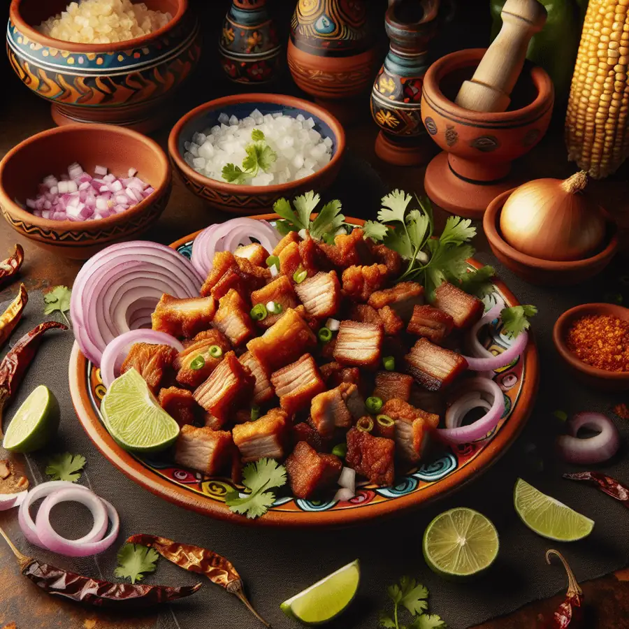 Carnitas de cerdo estilo mexicano