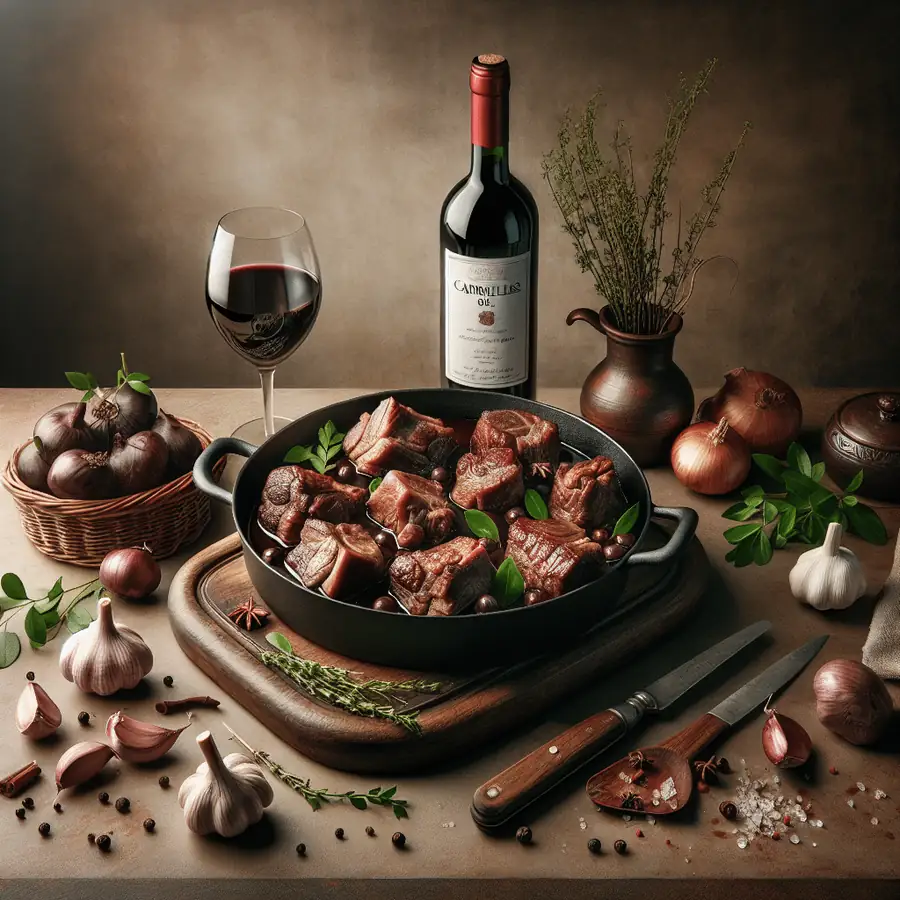 Carrilleras de Cerdo al Vino Tinto