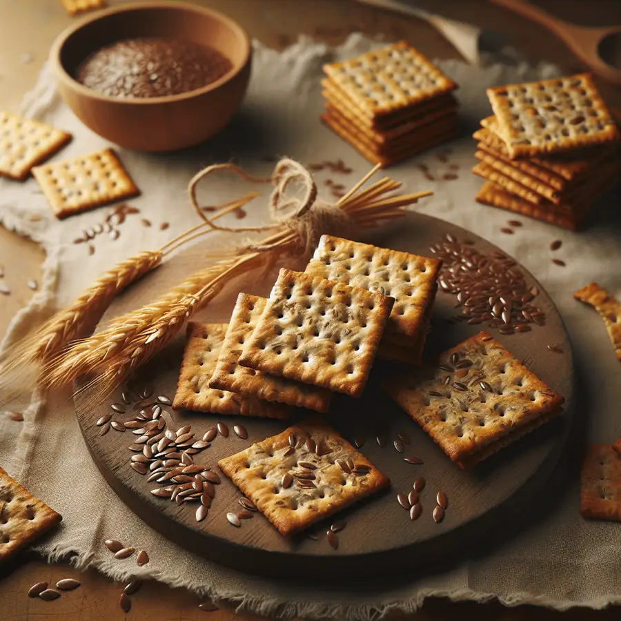Crackers de Semillas y Lino Caseros