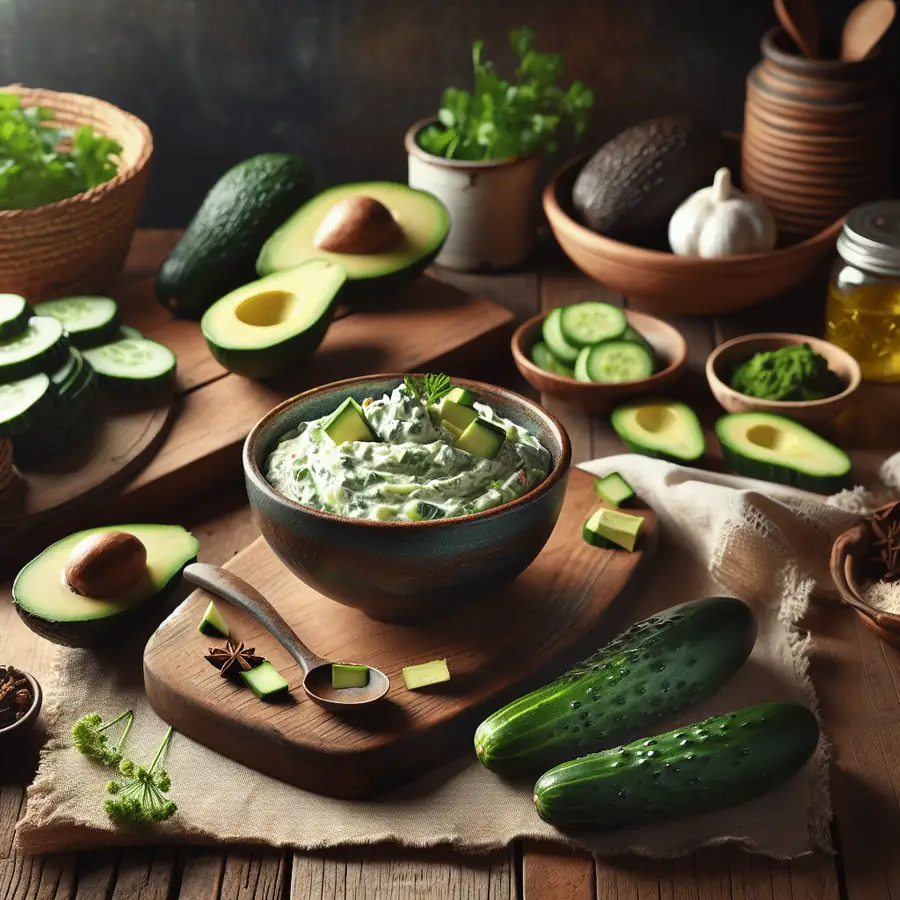 Crema de Pepino y Aguacate