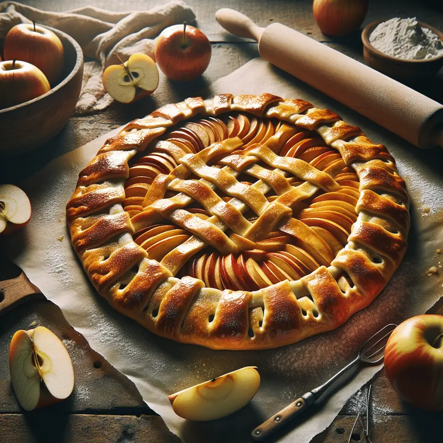 Galette de manzana