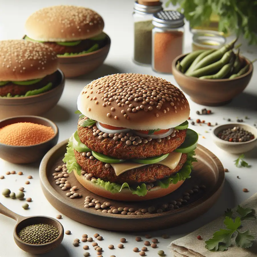 Hamburguesas de lentejas