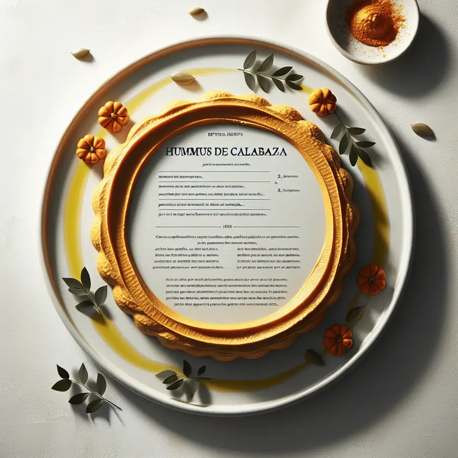 Hummus de calabaza