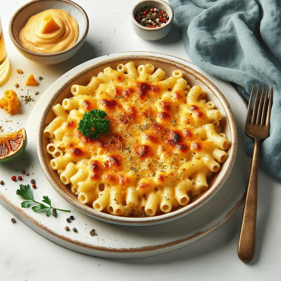 Macarrones Gratinados con Queso