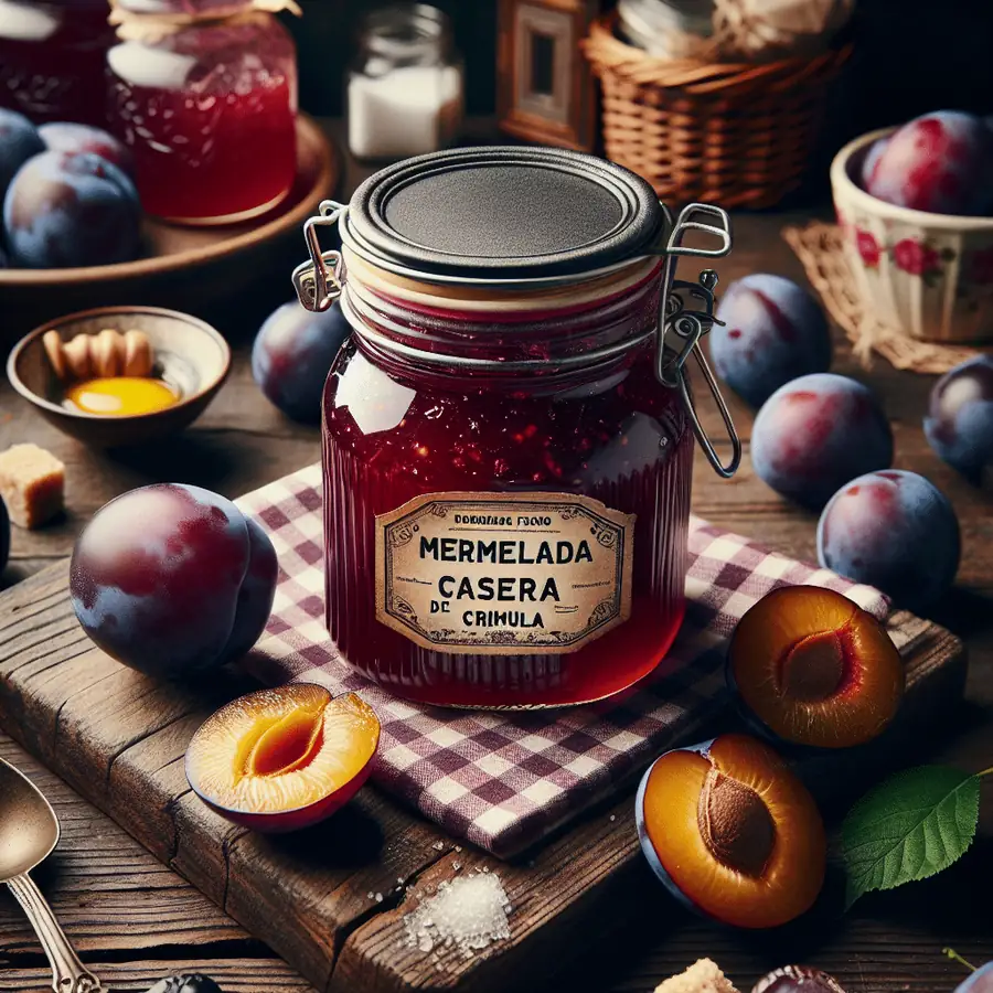 Mermelada casera de ciruela