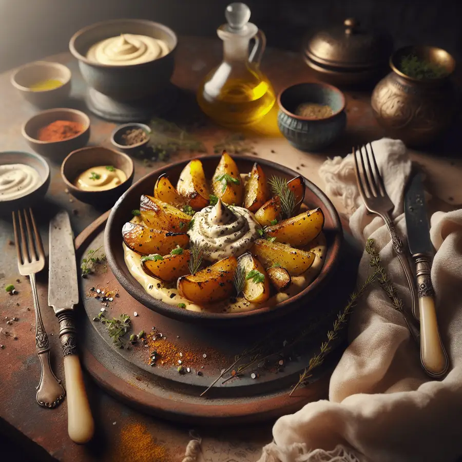Patatas con alioli
