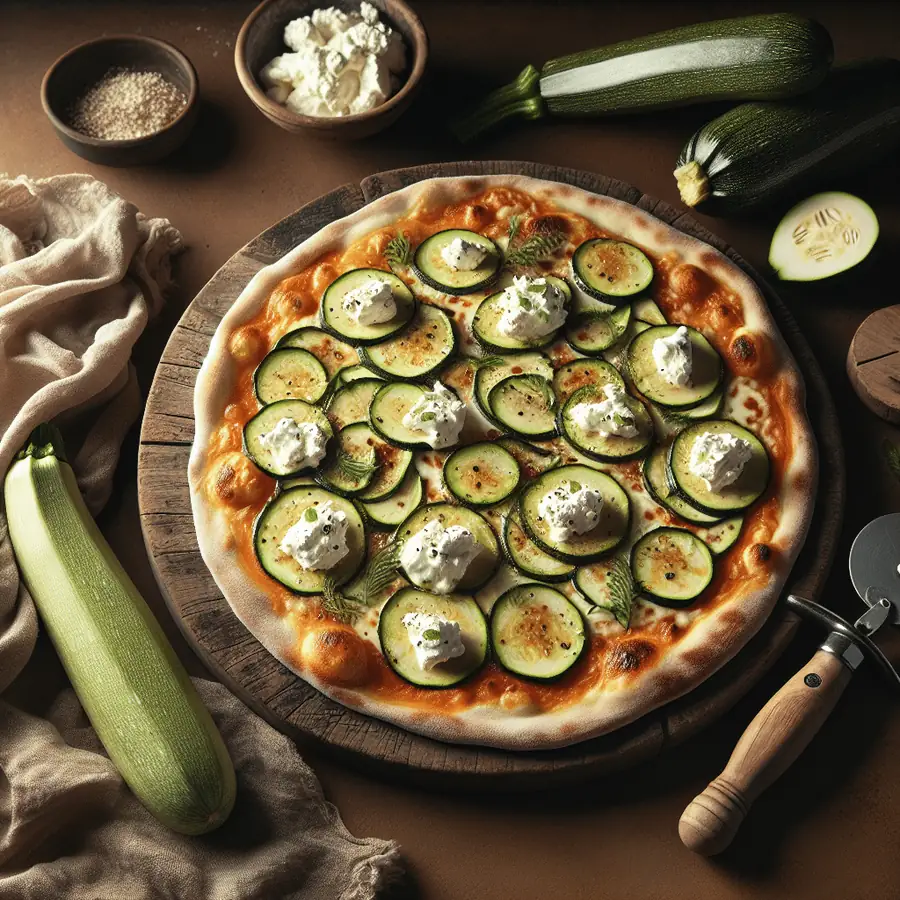 Pizza de Calabacín y Ricota