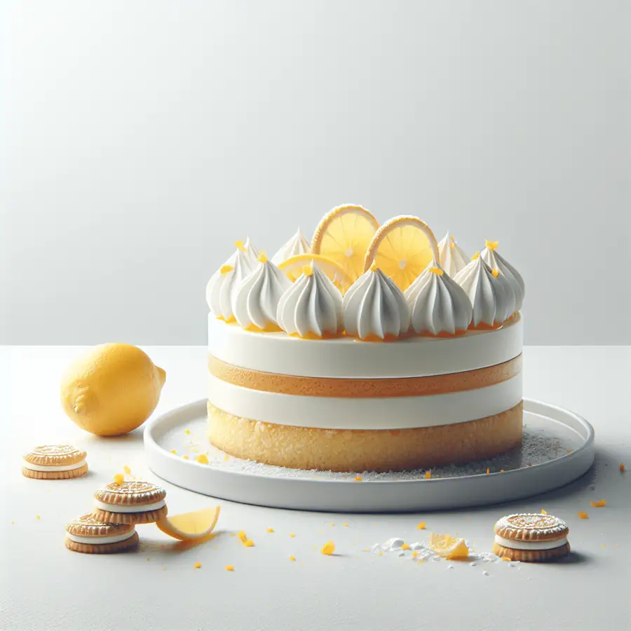 Postre de limón y galletas Maria