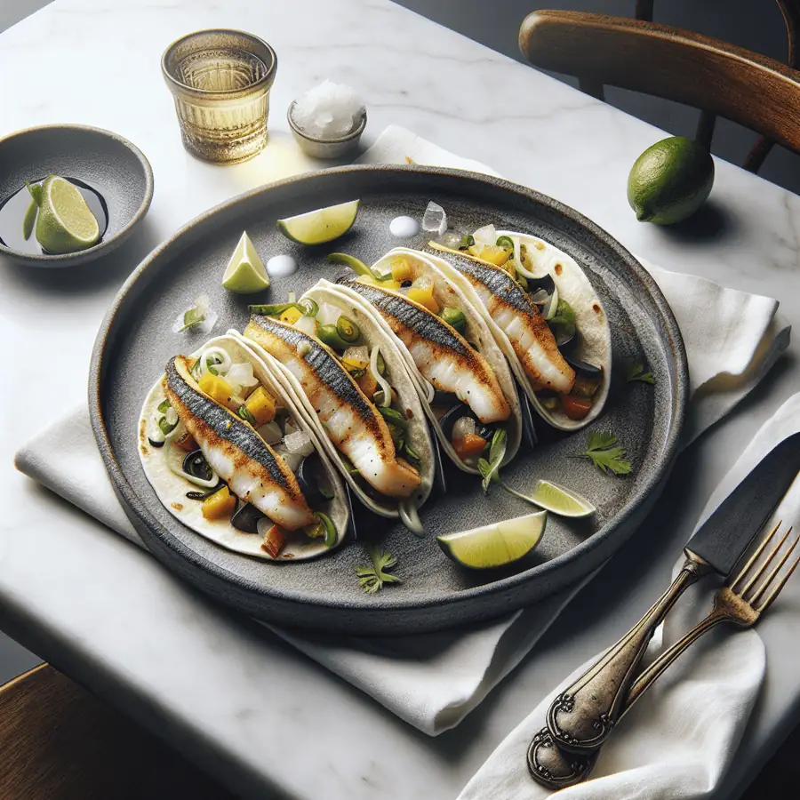 Tacos de pescado al estilo Baja