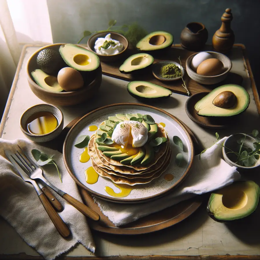 Tostadas de aguacate con huevo pochado