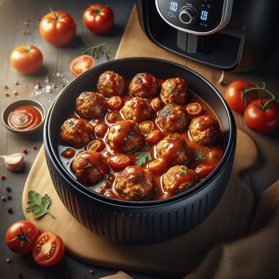 Albóndigas de Pavo en Salsa en Airfryer