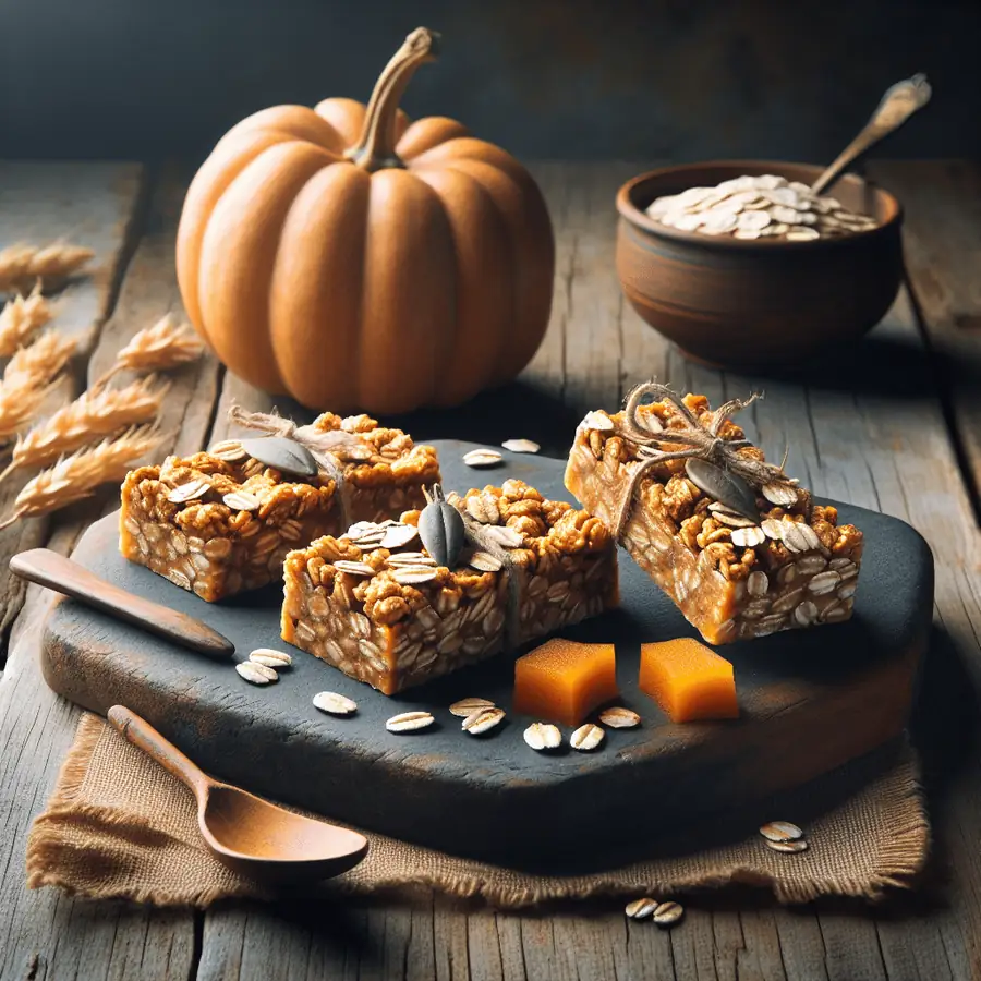 Barritas de Energía de Avena y Calabaza