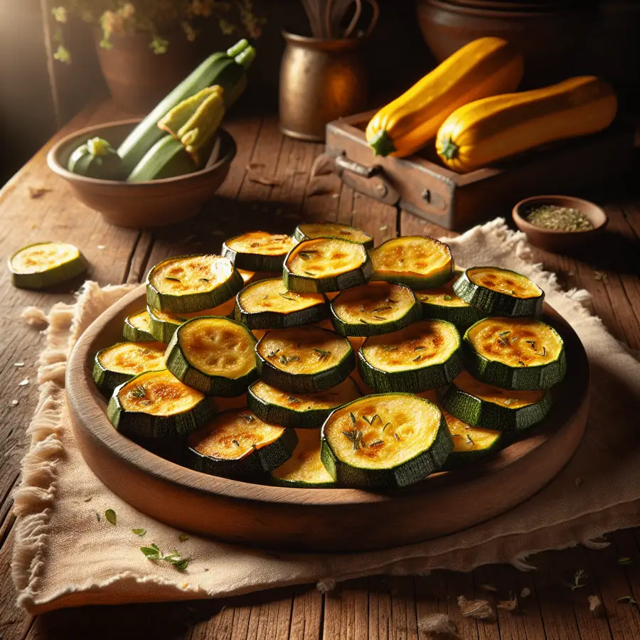 Bocadillos de calabacín al horno