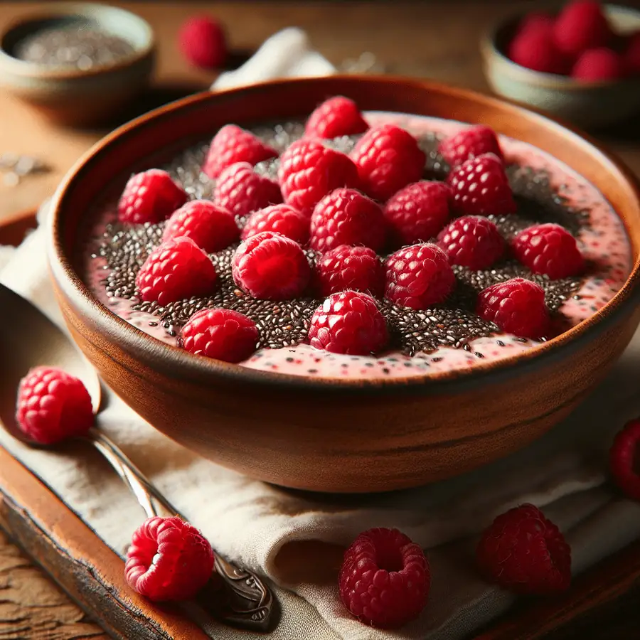 Bowl de Chía y Frambuesas