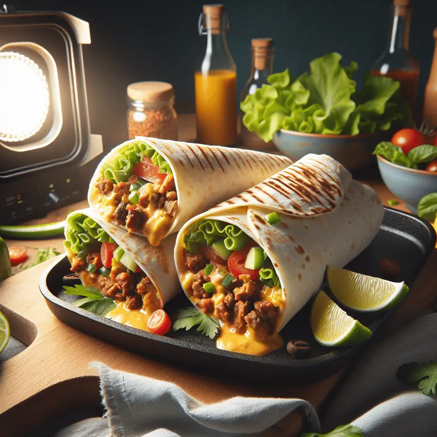 Burritos Crispy de Carne en Airfryer