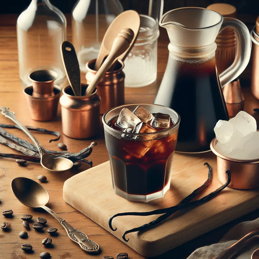 Café Cold Brew con Sirope de Vainilla Casero