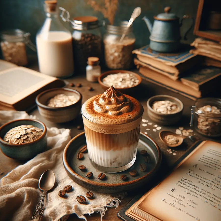 Café Dalgona con Leche de Avena