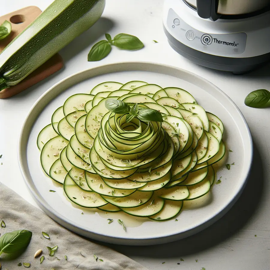 Carpaccio de Zucchini en Thermomix