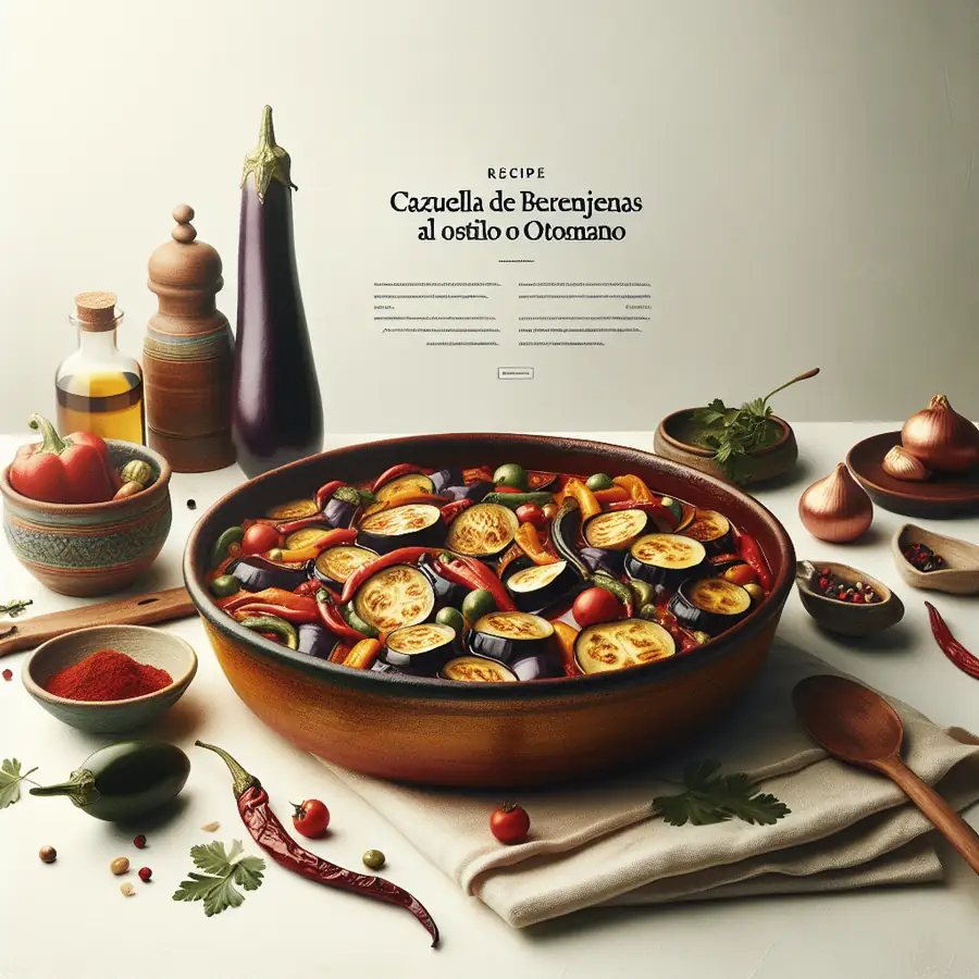 Cazuela de berenjenas al estilo otomano