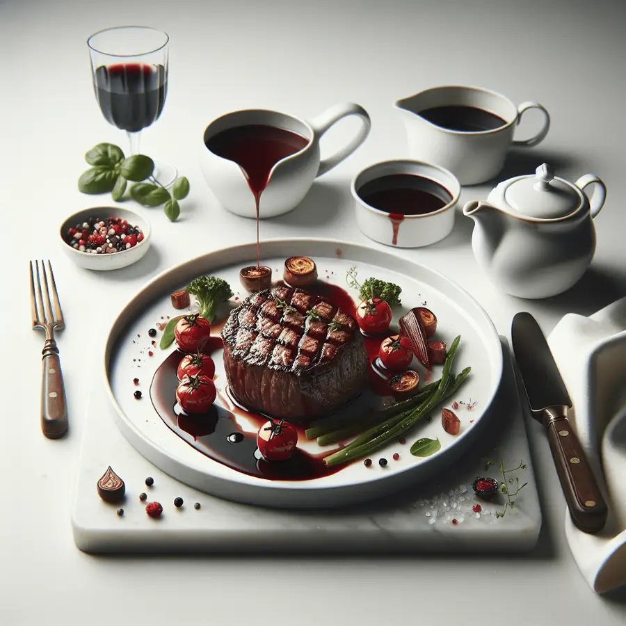 Cena Romántica: Filete Mignon con Salsa de Vino Tinto