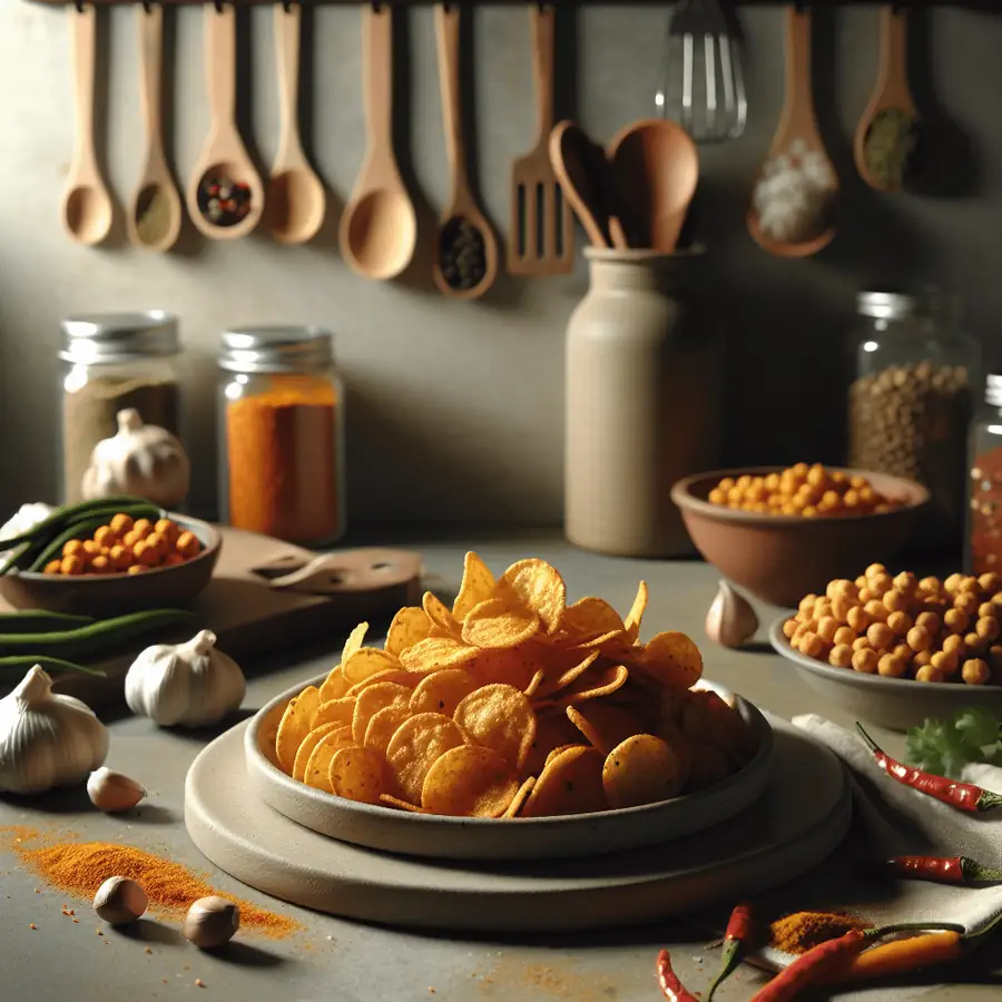 Chips de Garbanzos Especiados