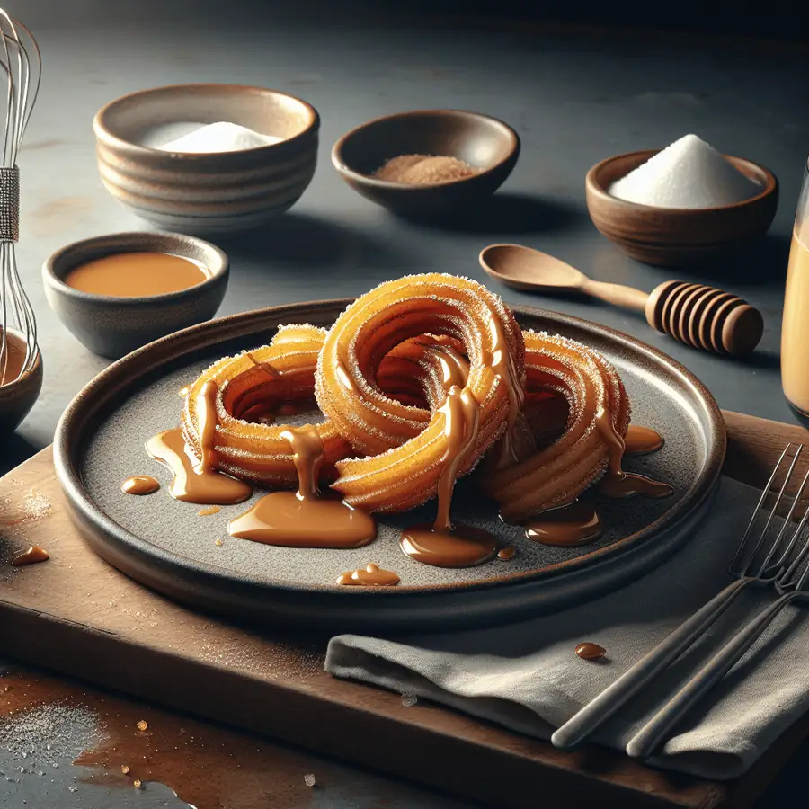 Churros de Dulce de Leche en Airfryer
