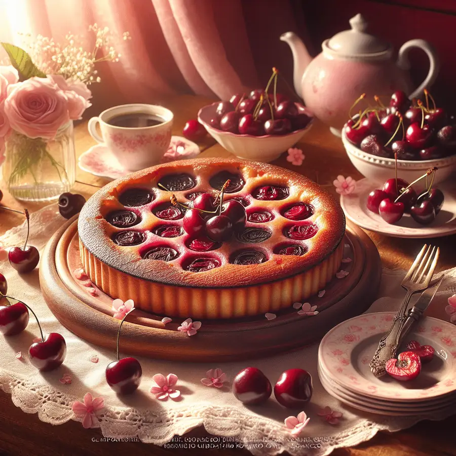 Clafoutis de Cereza para un Desayuno Romántico