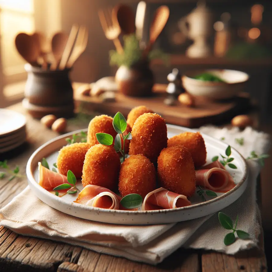 Croquetas de jamón serrano