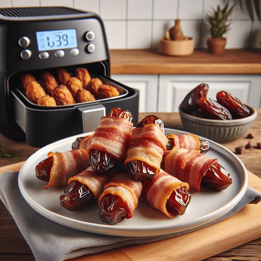 Dátiles con Bacon en Airfryer