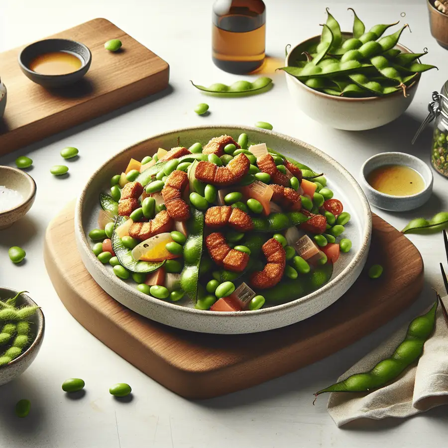 Edamame Salteado con Sal Marina: Snack Rico en Proteínas