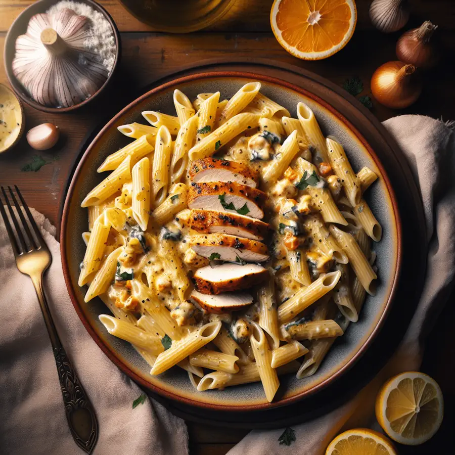 Ensueño de Penne al Vodka con Pollo