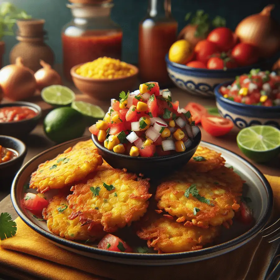 Frituras de Maíz con Pico de Gallo Fresco