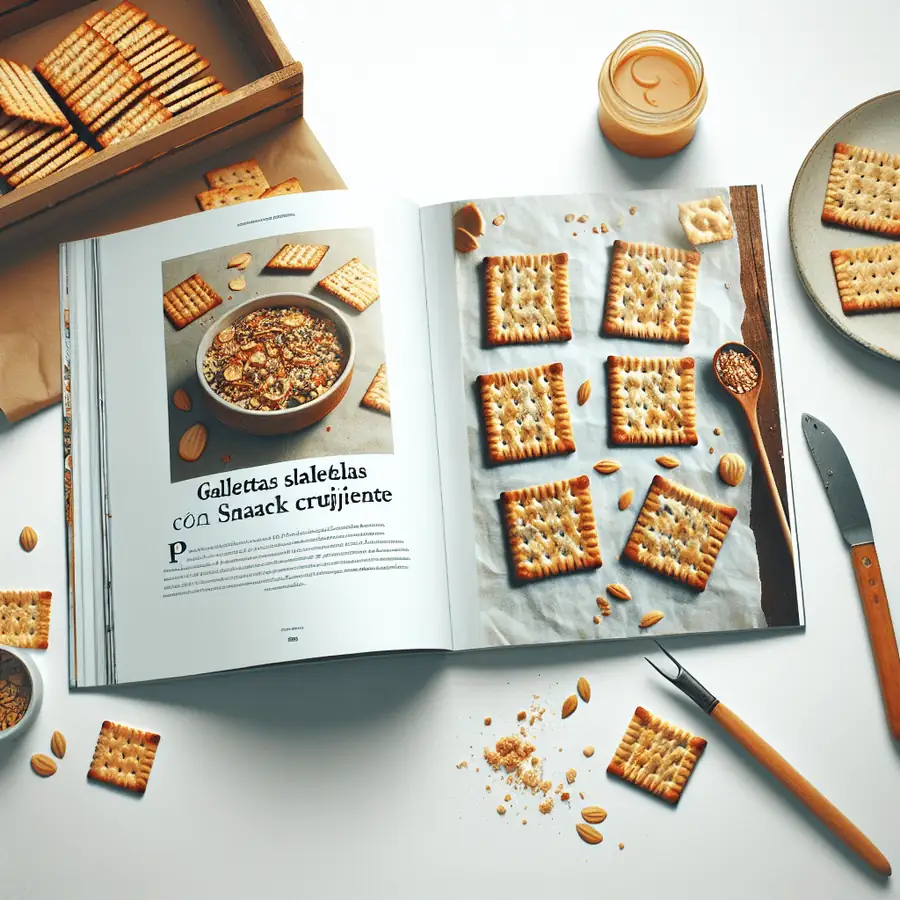 Galletas Saladas con Semillas: Snack Crujiente