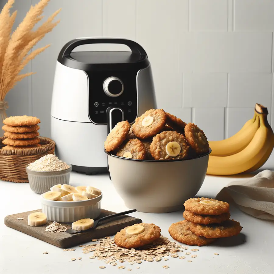 Galletas de Avena y Plátano en Airfryer