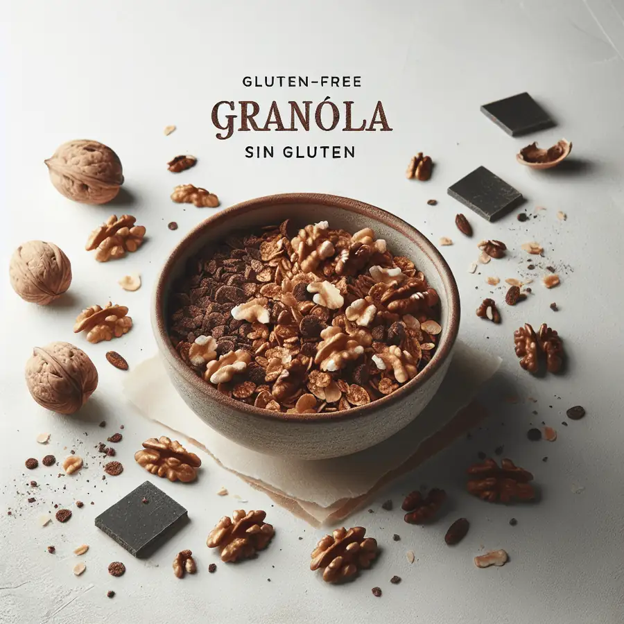 Granola de Nueces y Cacao Sin Gluten