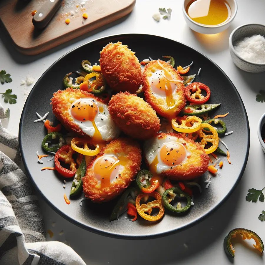 Huevos Rellenos en Airfryer