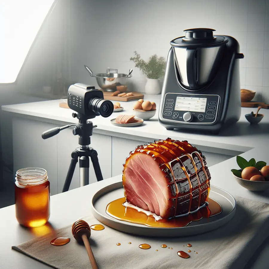 Jamón Glaseado con Miel en Thermomix