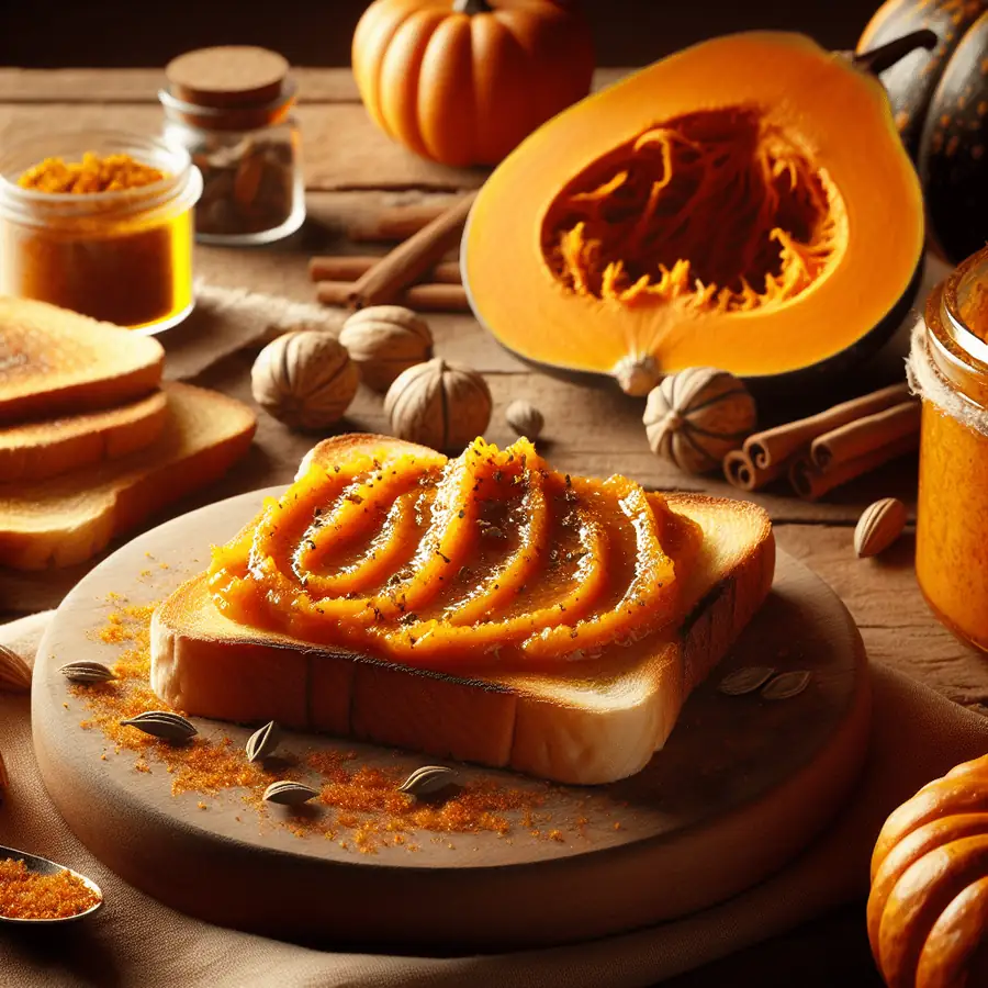 Mantequilla de Calabaza Especiada para Tostadas