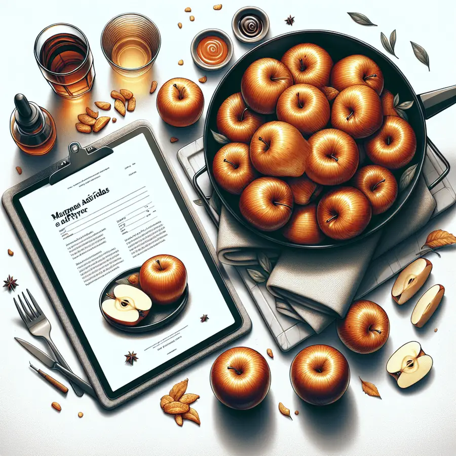 Manzanas Asadas en Airfryer