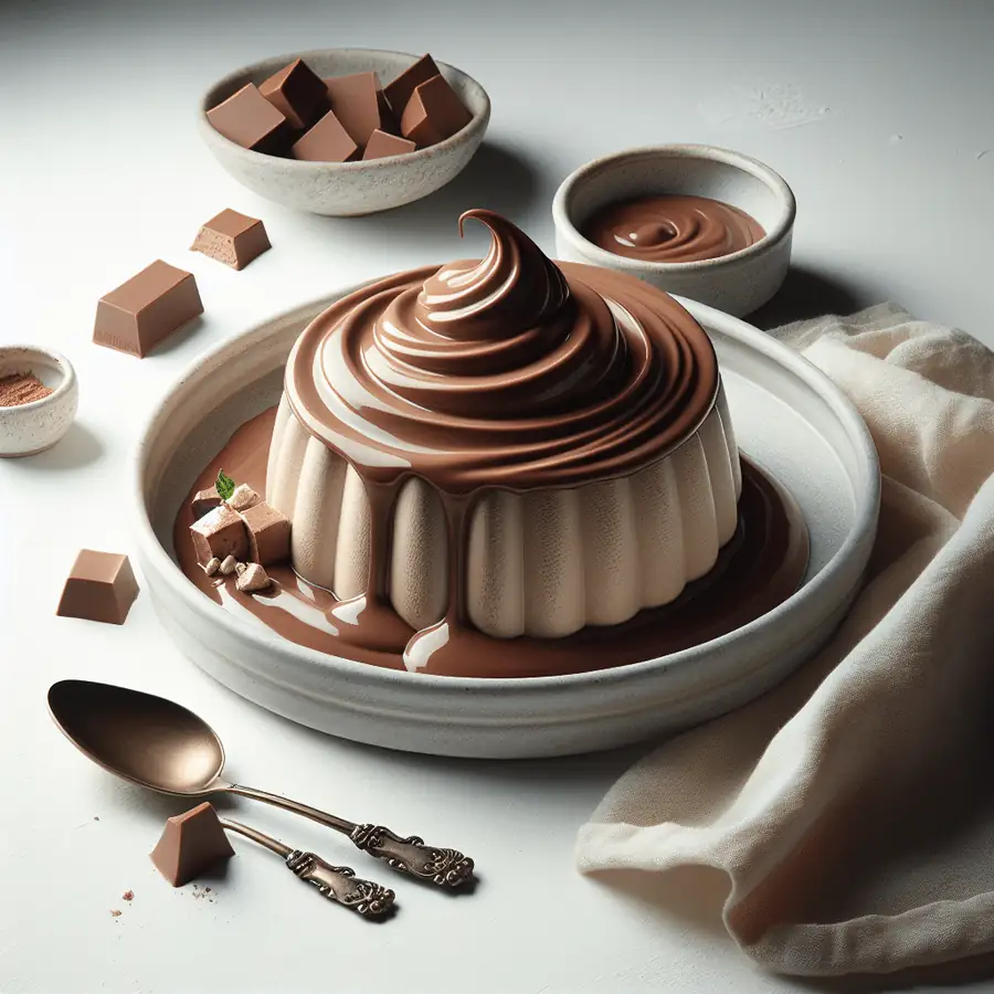 Mousse de chocolate y tofu sedoso