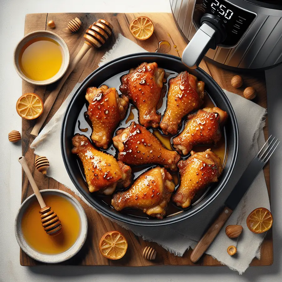 Muslos de Pollo con Miel en Airfryer