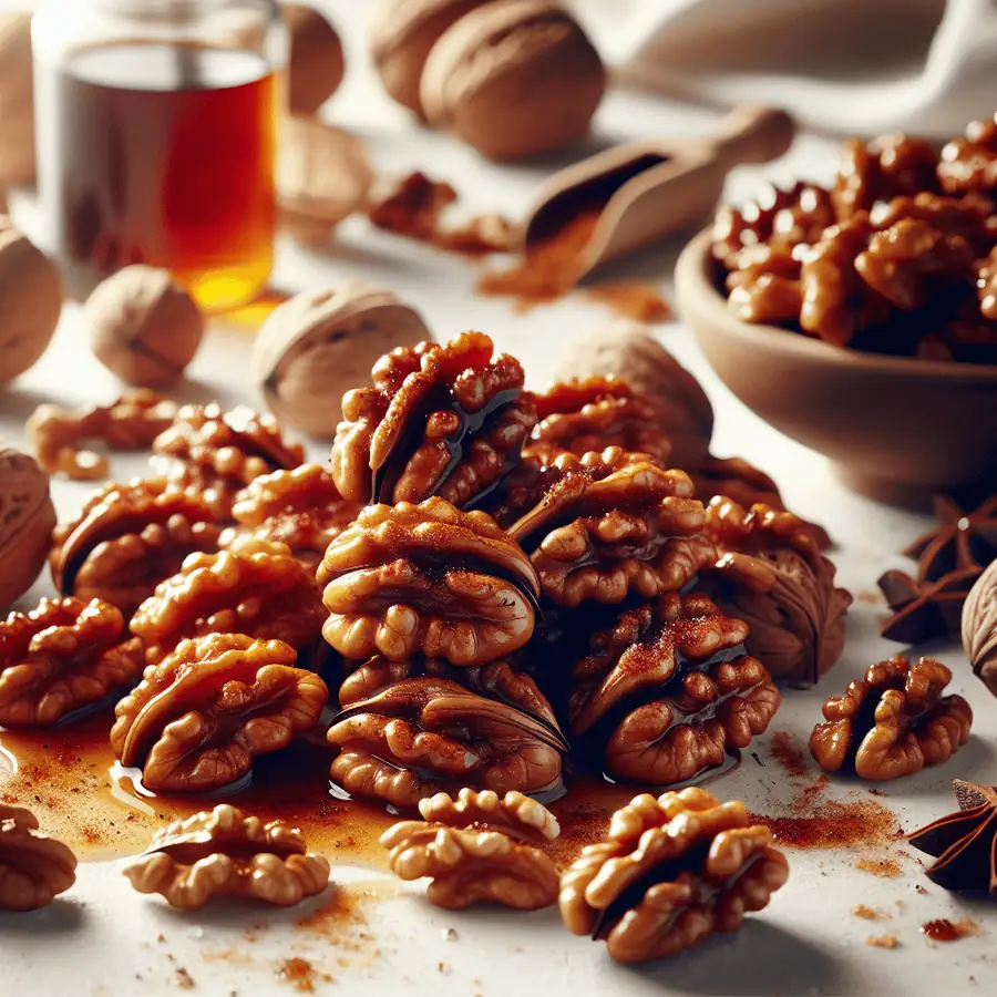 Nueces Caramelizadas con Especias de Amor