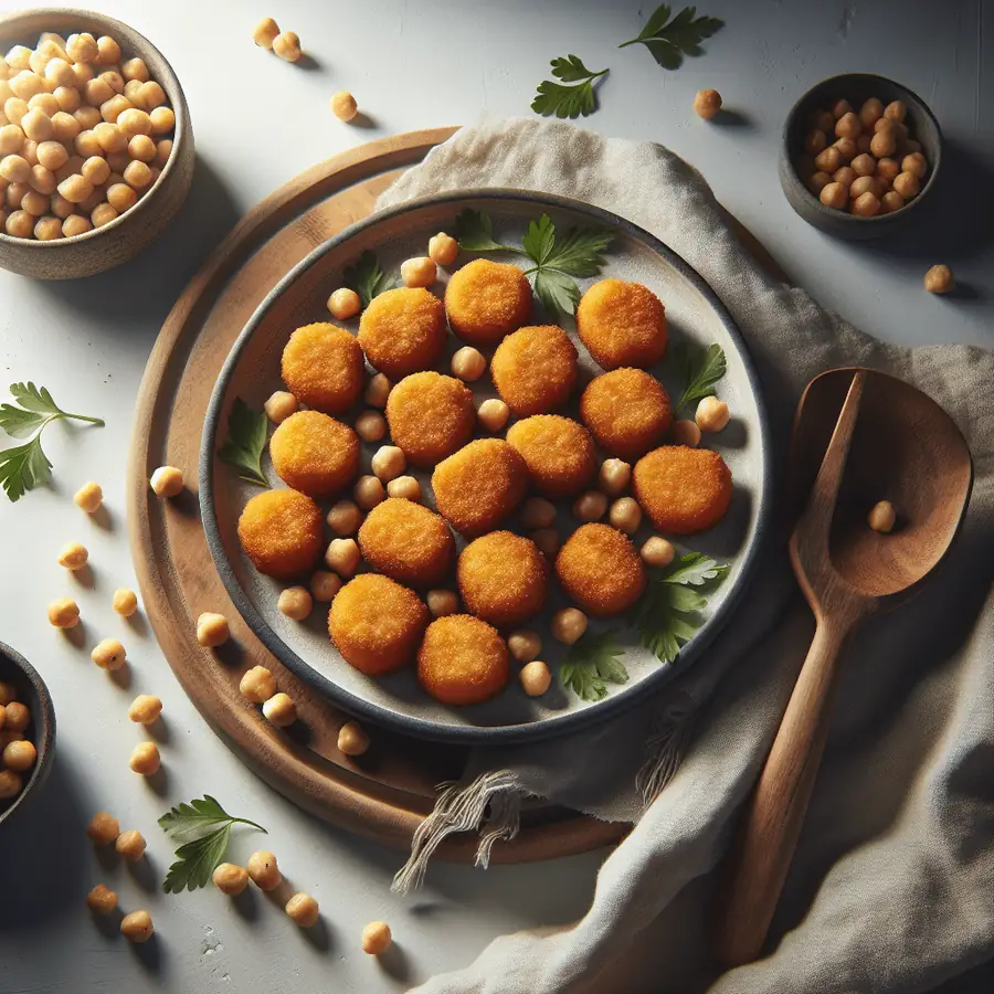 Nuggets de garbanzo