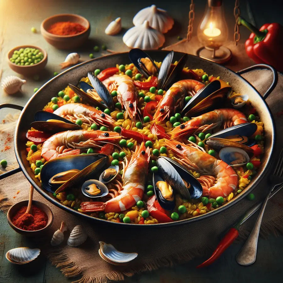 Paella de Mariscos para Encender la Pasión